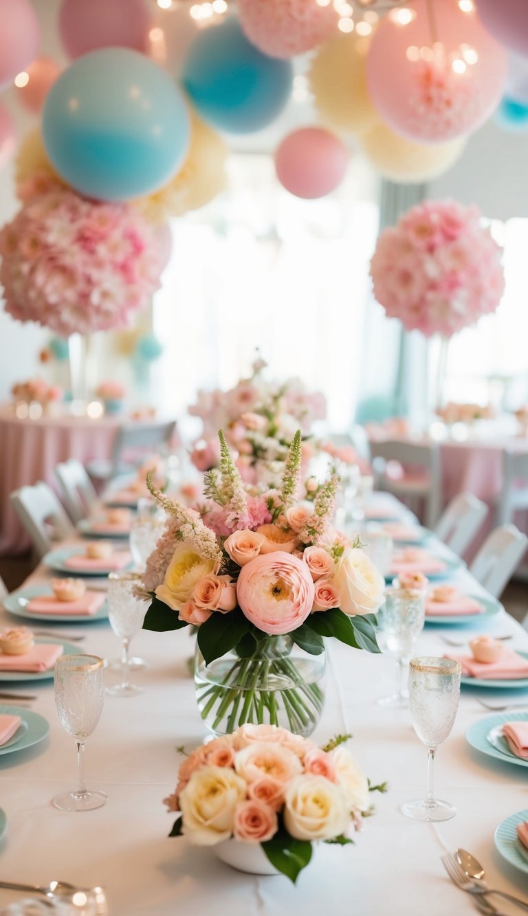 Baby Shower Flower Centerpieces