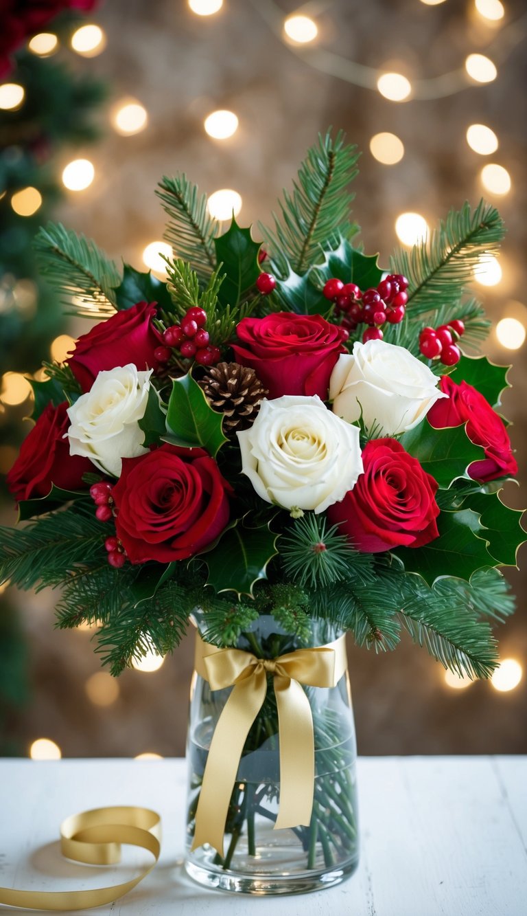 Christmas Flower Bouquet Ideas to Brighten Your Holiday Home