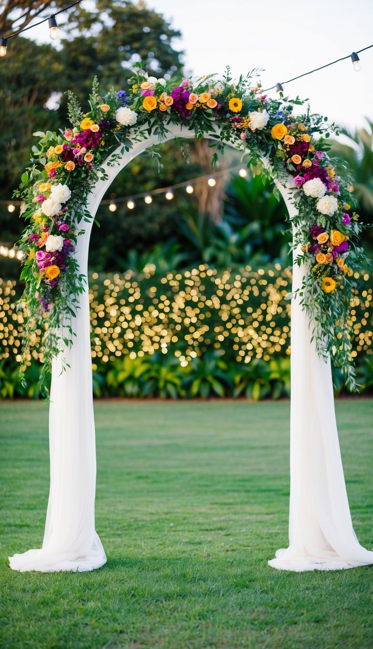 Wedding Flower Arch Ideas That'll Make Your Big Day Pop