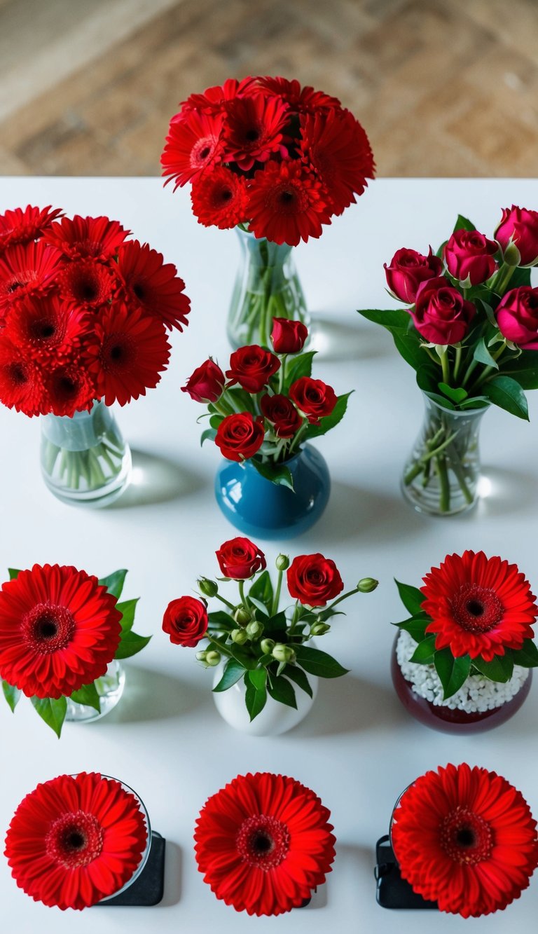 10 Red Flower Bouquet Ideas